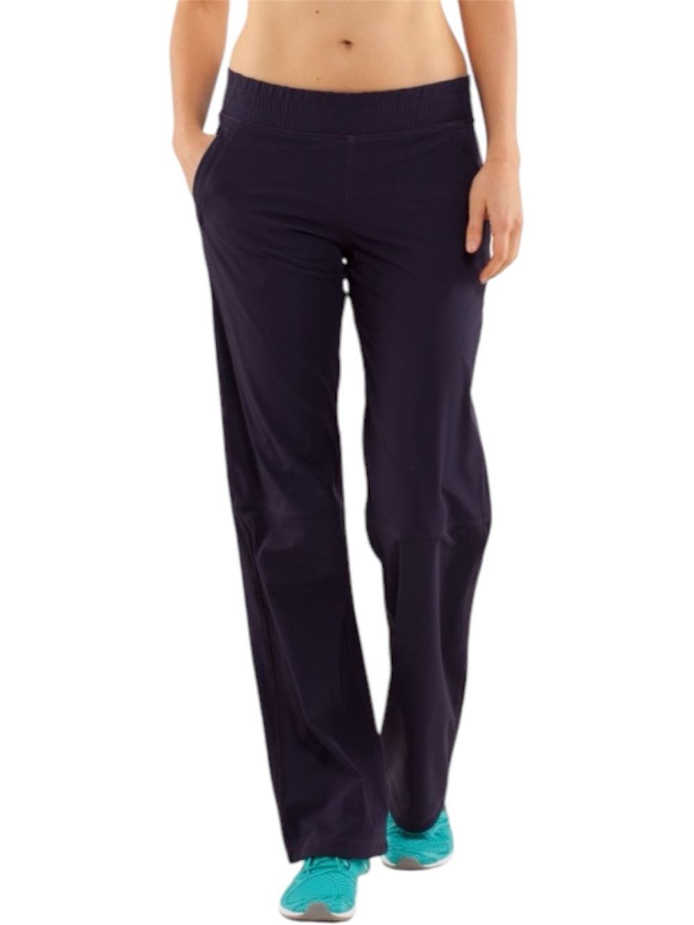 Lululemon Run: Dog Runner Pant in Black Swan Womens Size 8